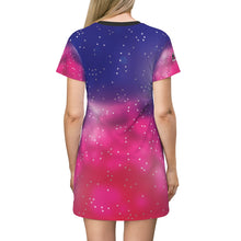 Load image into Gallery viewer, All Over Print T-Shirt Dress/ Jammingz brand/ Cultural/Motivational/ Inspirational/
